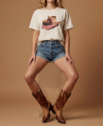 COWBOY HAT BIG BOY GRAPHIC TEE