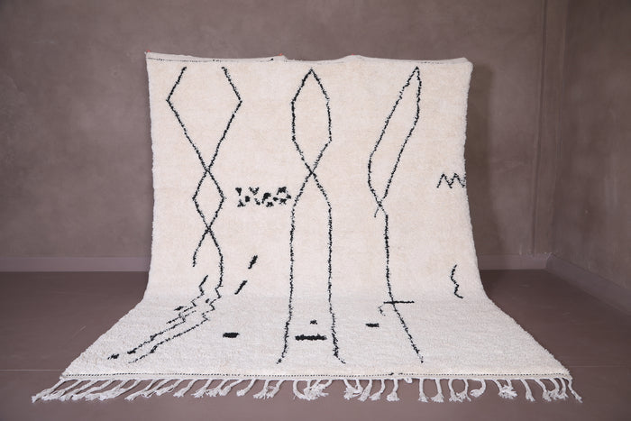 Beni ourain rug - Handmade Moroccan Berber Carpet - Custom Rug - custom moroccan rugs
