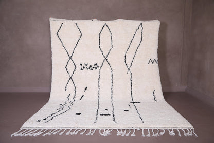 Beni ourain rug - Handmade Moroccan Berber Carpet - Custom Rug - custom moroccan rugs