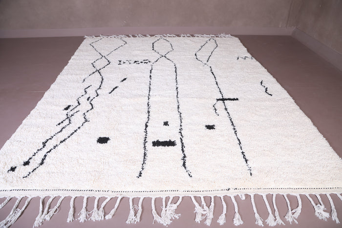 Beni ourain rug - Handmade Moroccan Berber Carpet - Custom Rug - custom moroccan rugs