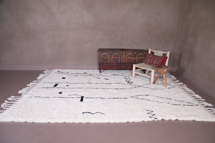 Beni ourain rug - Handmade Moroccan Berber Carpet - Custom Rug - custom moroccan rugs