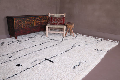 Beni ourain rug - Handmade Moroccan Berber Carpet - Custom Rug - custom moroccan rugs