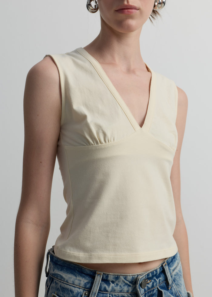 CROSSOVER V-NECK TANK TOP