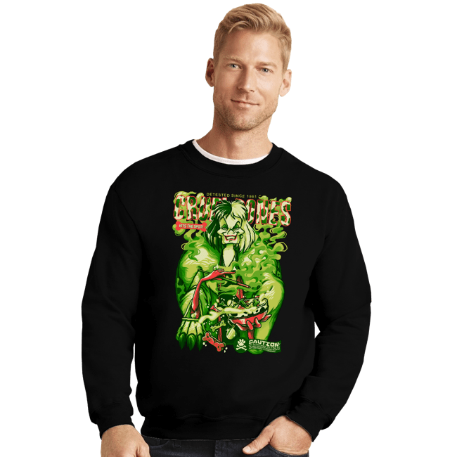 Crewneck Sweater, Unisex / Small / Black
