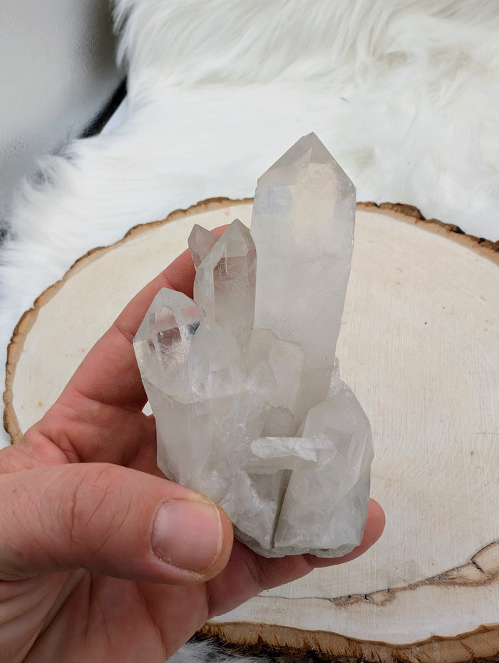 Crystal Quartz Raw Cluster - Sacramento Crystal Co.