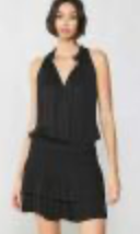 Current Air Smocked Waist Sleeveless Tiered Mini Dress