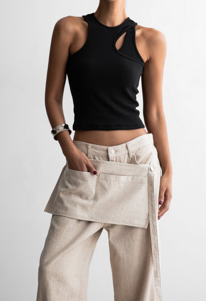 Cut-Out Tank Top