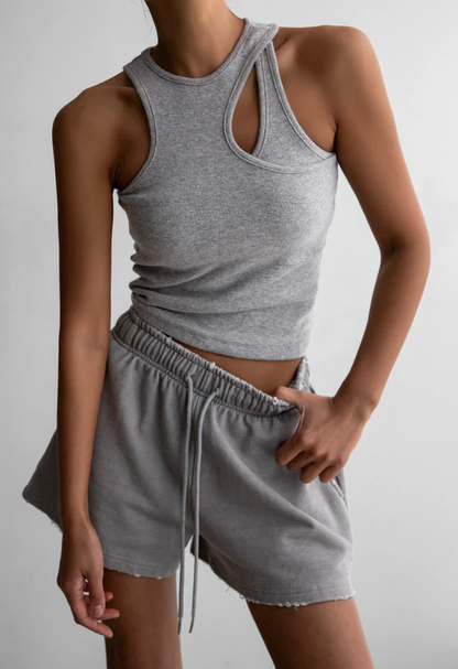 Cut-Out Tank Top