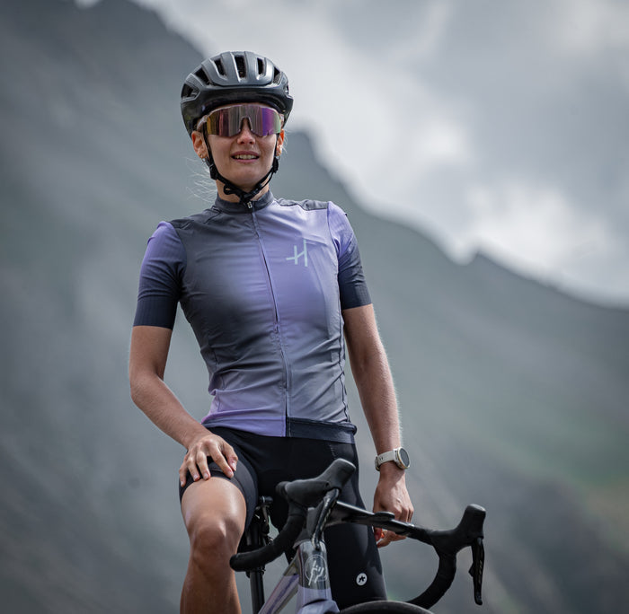 Cycling Jersey Purple Shadow