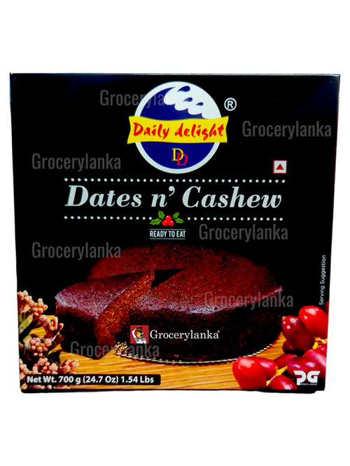 Daily Delight Date n' Cashew Cake 700g (1.5 lb) - Frozen