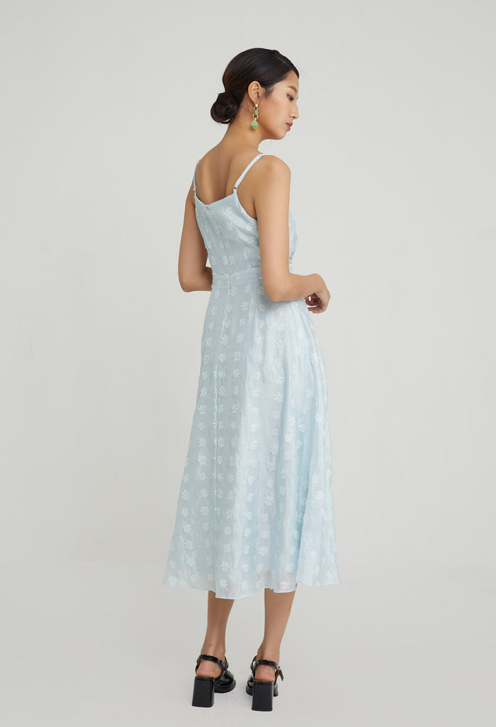 Daisy Organza Midi Dress