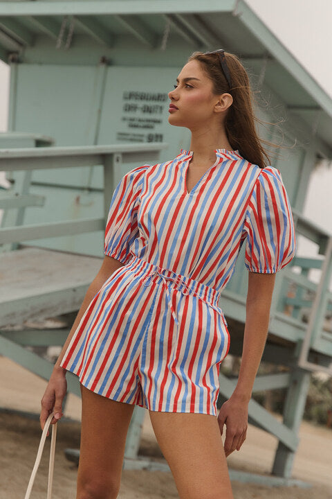 WHITE-RED-BLUE / XS