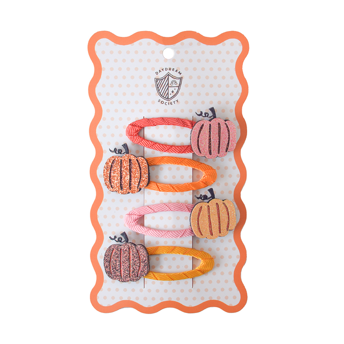Daydream Society Trick or Treat Pumpkin Hair Clip Set
