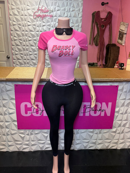 Deadly Doll Set ( Hot Pink )