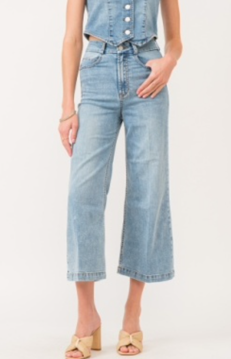 Dear John Audrey Cropped Wide Leg Pant