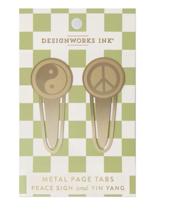 Designworks Ink Brass Page Tabs