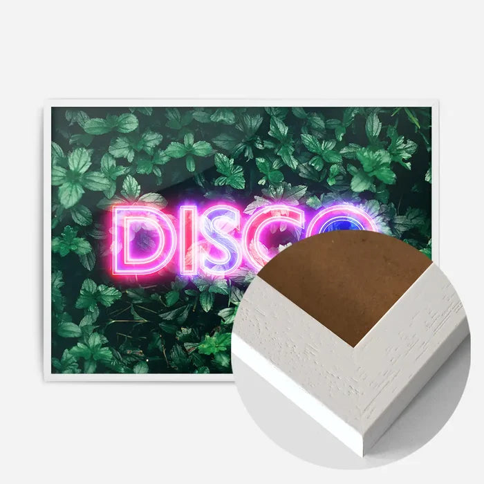 21x30cm | 8¼ x 11¾in / White Wood Frame
