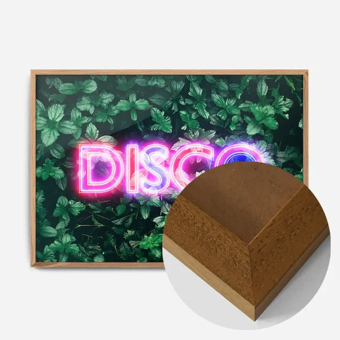21x30cm | 8¼ x 11¾in / Oak Wood Frame