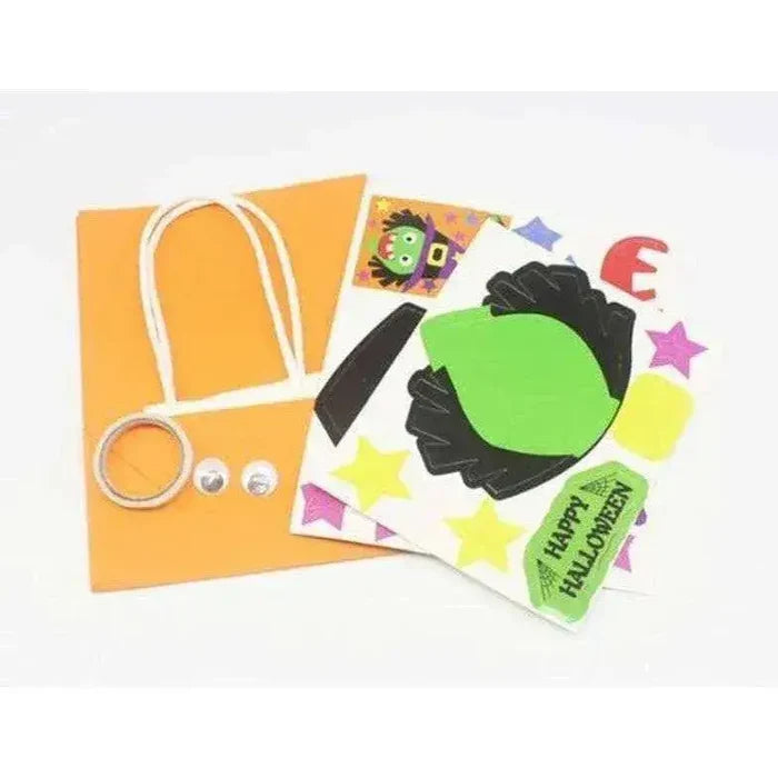 DIY Halloween Candy Bag with Patches and Tape - 1x DIY Trick or Treat Bag - DiyCraftsProject