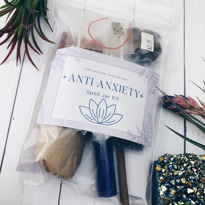 DIY Spell Jar - Anti-Anxiety - The Bead N Crystal & Enclave Gems