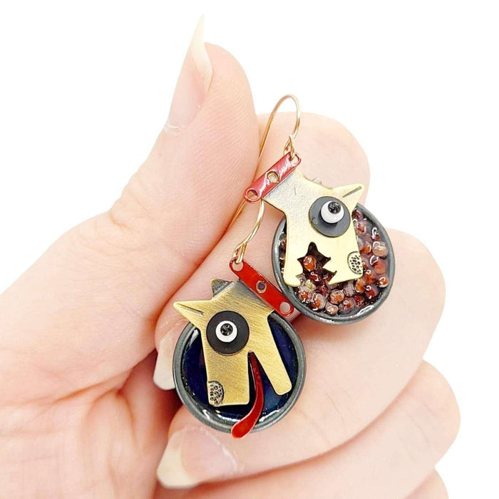 Earrings - Chow Hound by Chickenscratch