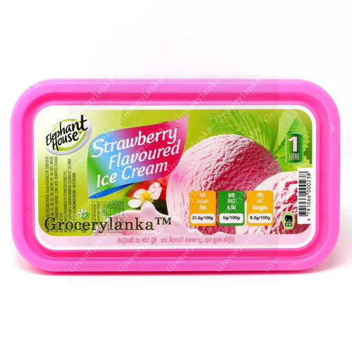 Elephant House Strawberry Ice Cream 1L