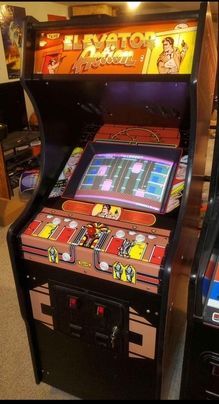 Elevator Action Taito Side Art/Kick Set - Escape Pod Online