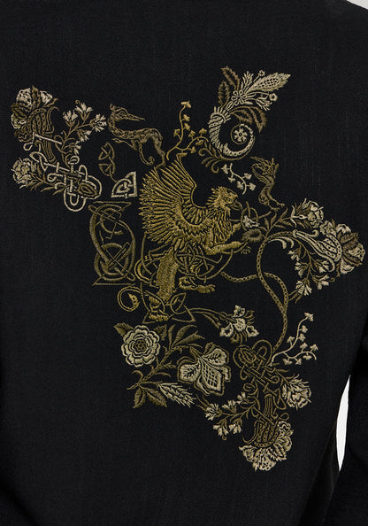 Ellis Embroidered Longline Blazer