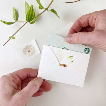 emily lex studio Hydrangea Stem Mini Enclosure Card