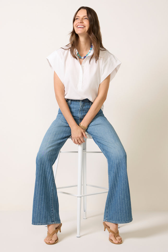 Erica Extended Shoulder Shirt