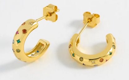 Chubby Rainbow Celestial Hoops