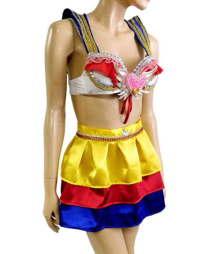 Eternal Celestial Moon Warrior Dance Festival Cosplay Costume