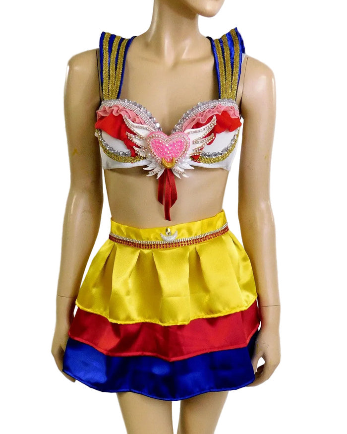 Eternal Celestial Moon Warrior Dance Festival Cosplay Costume