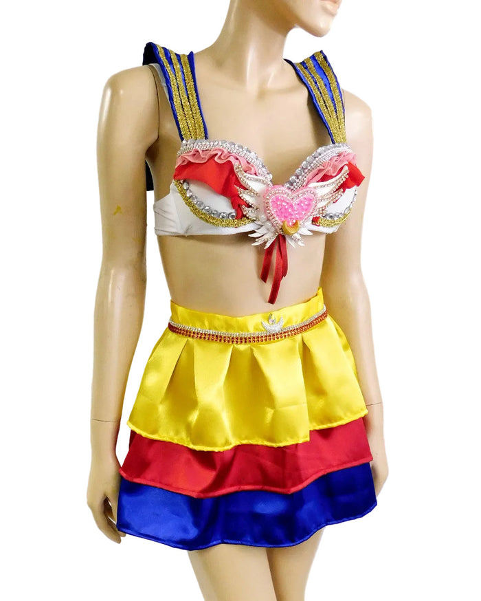 Eternal Celestial Moon Warrior Dance Festival Cosplay Costume