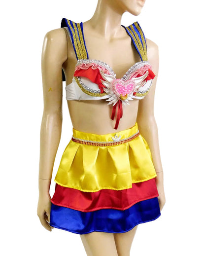 Eternal Celestial Moon Warrior Dance Festival Cosplay Costume