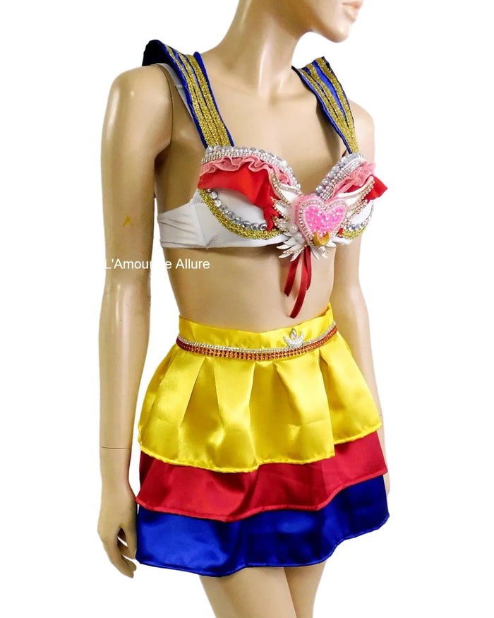 Eternal Celestial Moon Warrior Dance Festival Cosplay Costume
