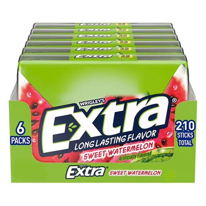 EXTRA Sweet Watermelon 35 Ct 6 Pack