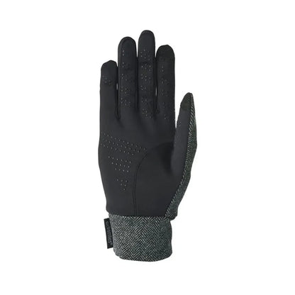 Inside palm detail of Extremities herringbone touchscreen thermal liner gloves