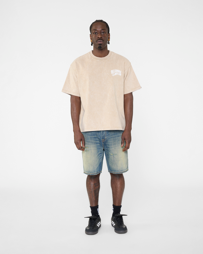 Faded Curve SS Knit