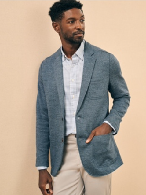 Faherty Inlet Knit Blazer