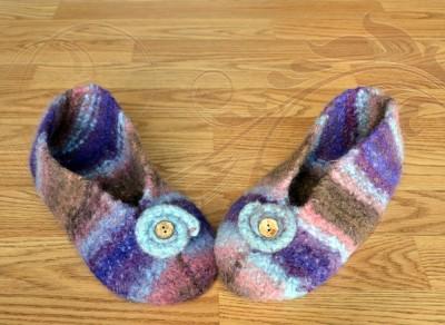 Felted Scuffles Pattern Wisdom Yarns
