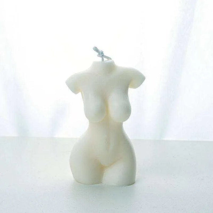 Woman's Body Candle - Nude Figure Silicone Mold - DiyCraftsProject