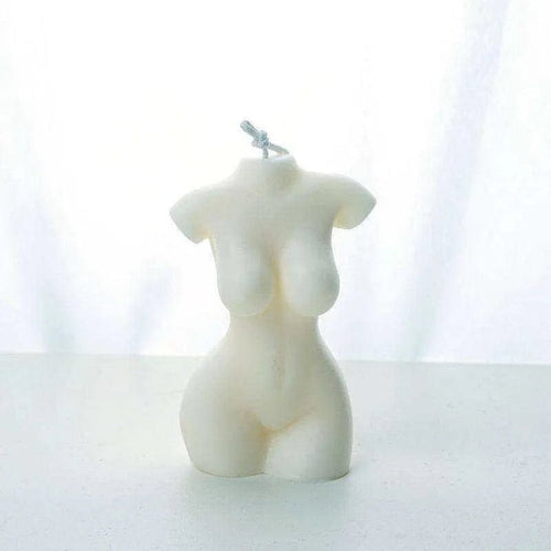 Woman's Body Candle - Nude Figure Silicone Mold - DiyCraftsProject