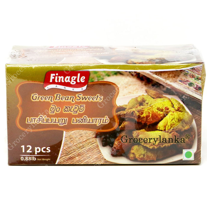 Finagle Mung Kavum (Green Bean Sweets) - 12 Pieces