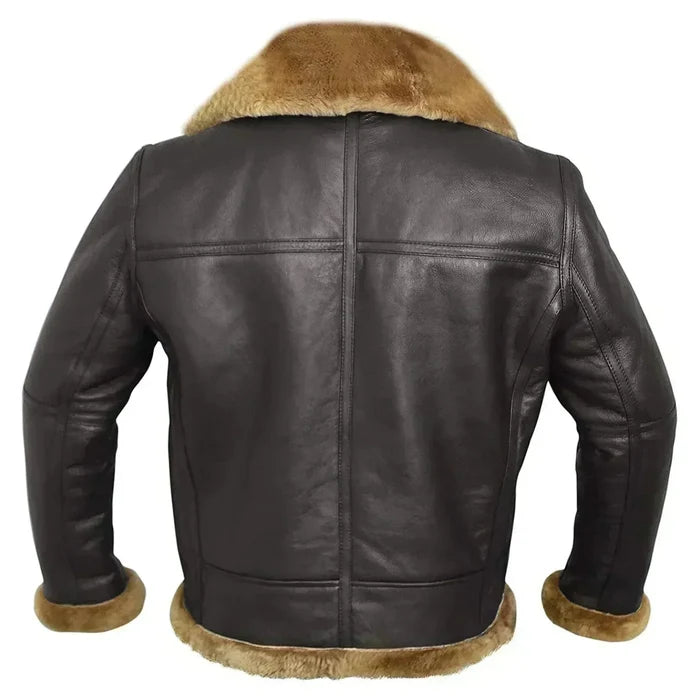 Fletcher™ | Veste en simili cuir d'agneau premium