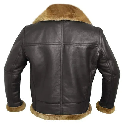Fletcher™ | Veste en simili cuir d'agneau premium