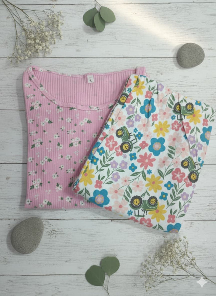 Irah Vastra women’s T-shirt and pant set —flatlay view