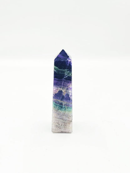 Fluorite Tower A 4" Tall - Sacramento Crystal Co.