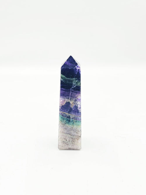 Fluorite Tower A 4" Tall - Sacramento Crystal Co.