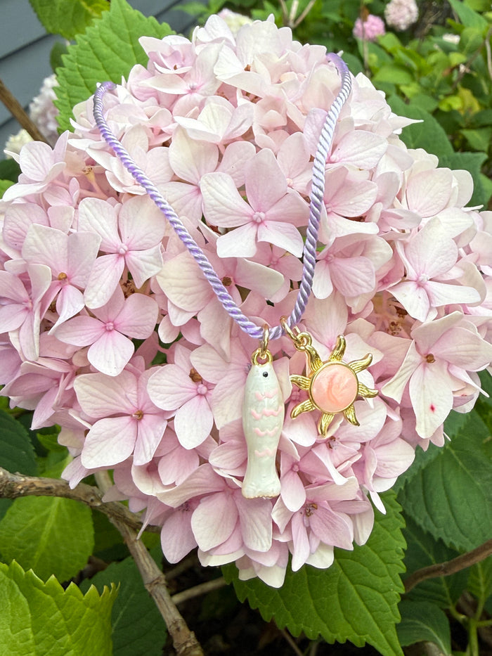 Lilac/Pearl/Pink / 14 inches